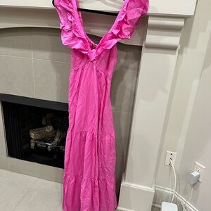 Kivari Fuchsia Maxi Dress